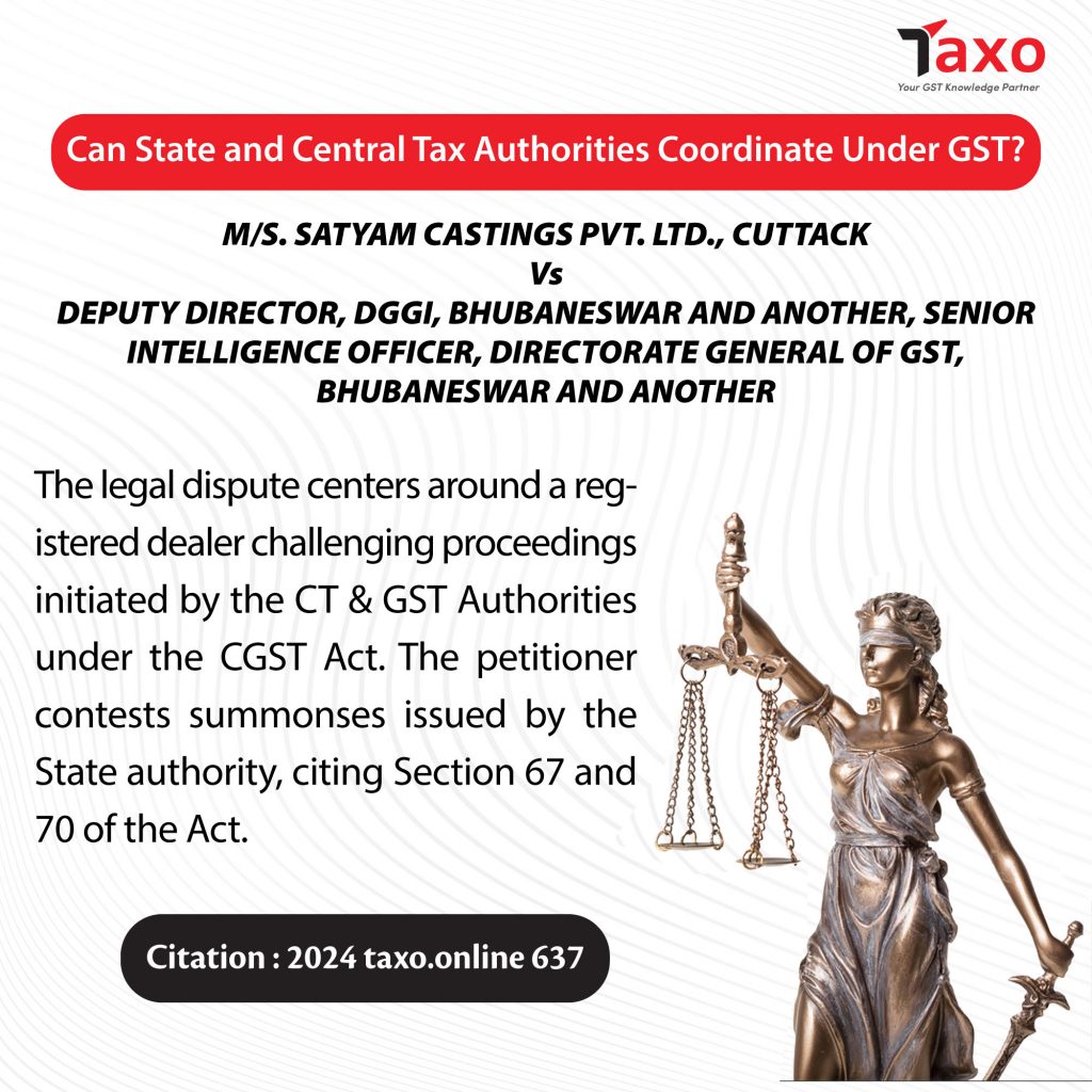 Can State and Central Tax Authorities Coordinate Under GST? - TaxO